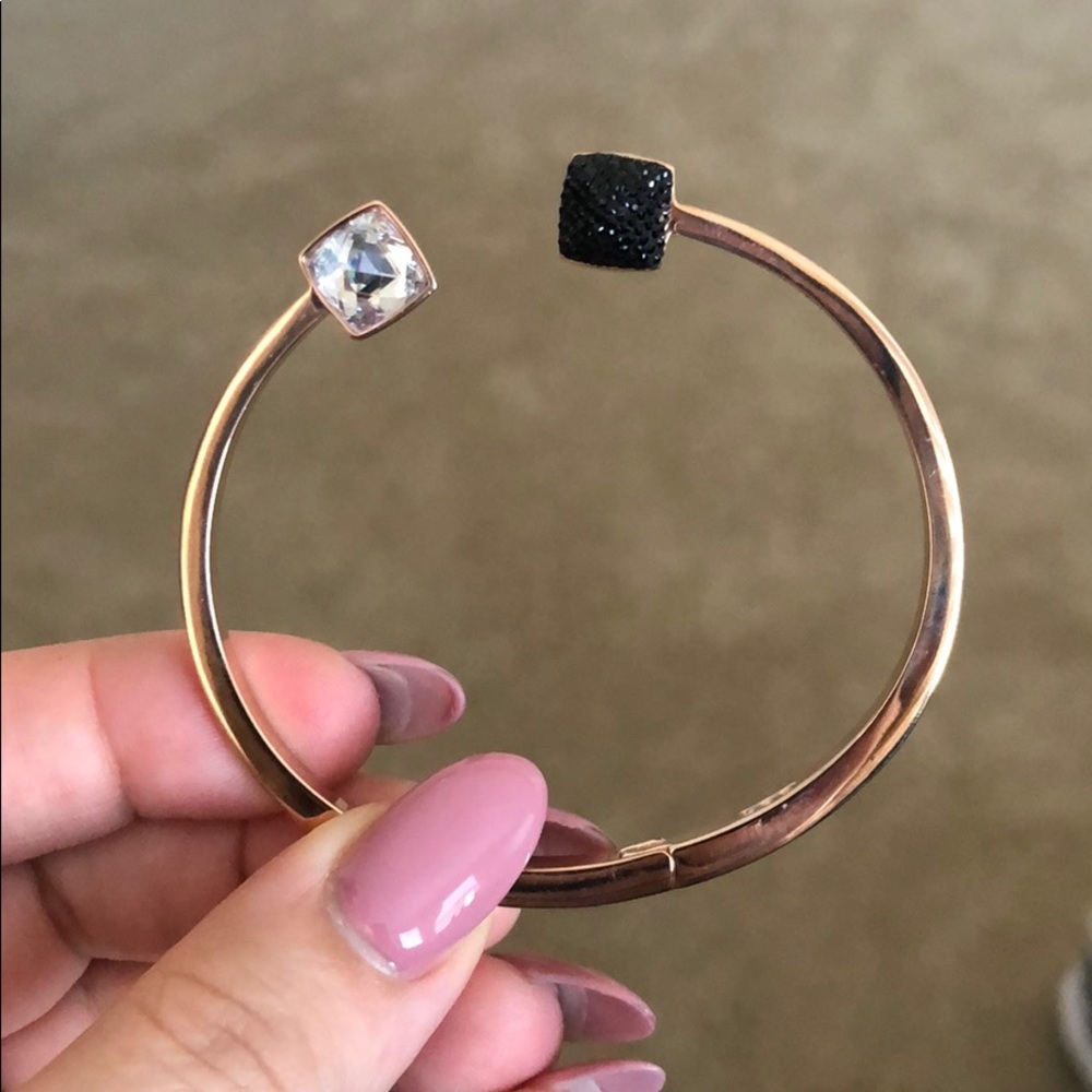 Swarovski Cry/Jet/Ros Bangle-BRAND NEW
